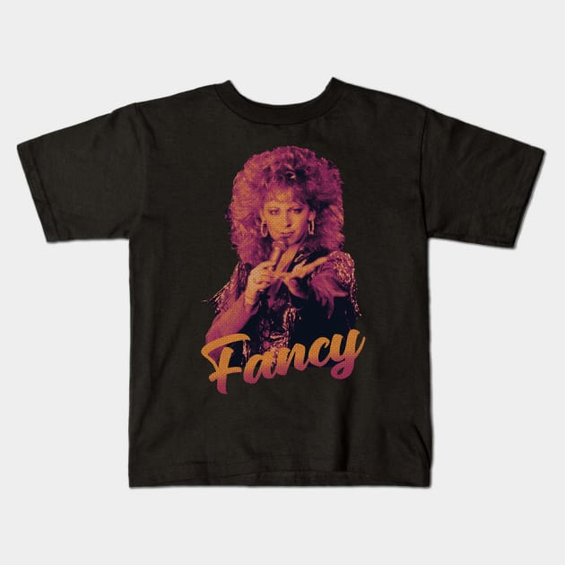 Reba Mcentire Fancy Kids T-Shirt by Unfluid